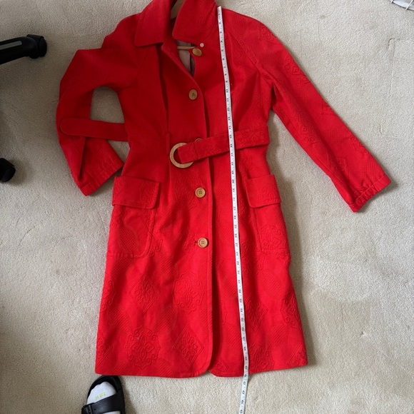 Tracy Reese Cotton Embroidered Trench 6 - Picture 13 of 16